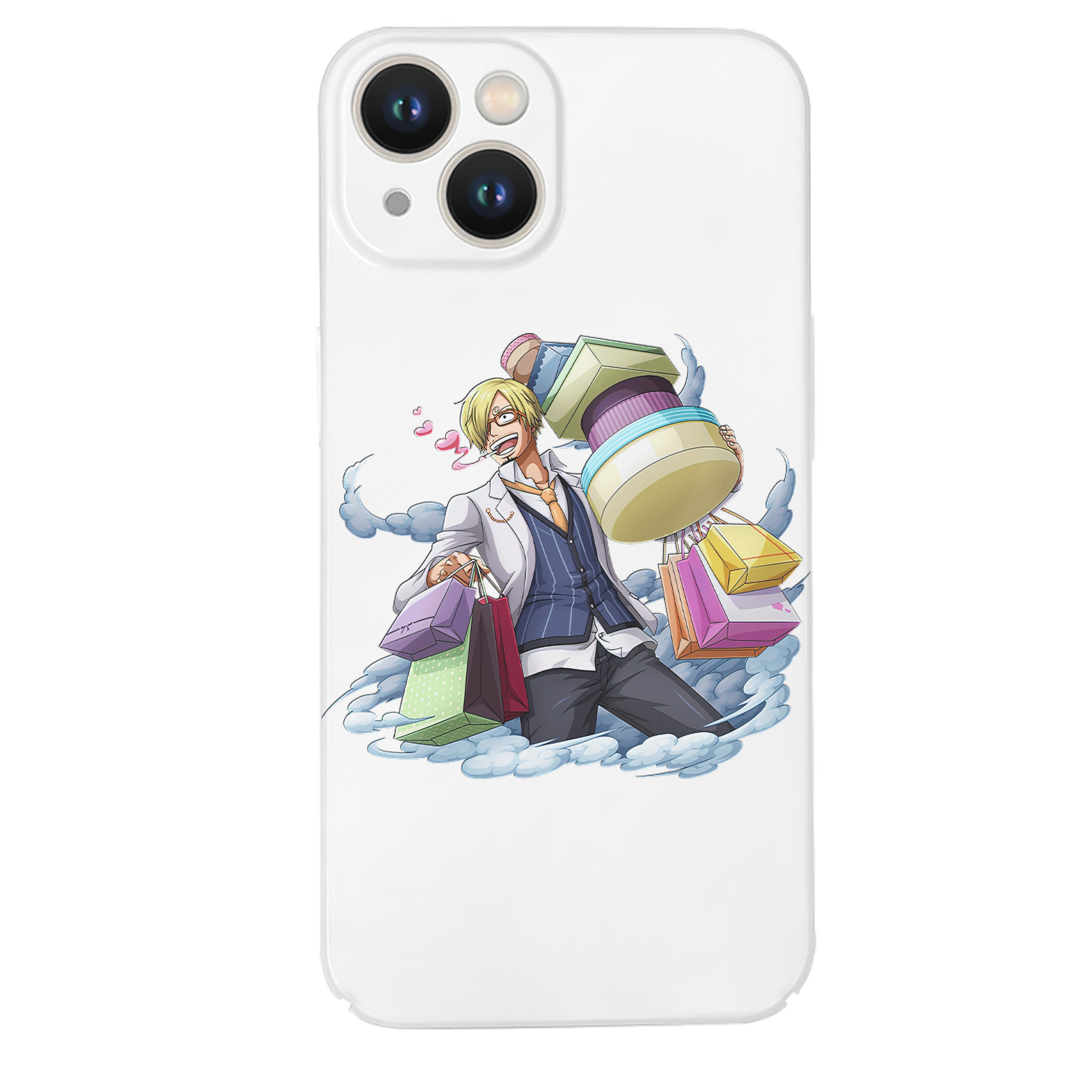 （画像用） ワンピース サンジ ONE PIECE Sanji 【iPhone 14シリーズ対応】ハードケース